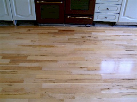 Kitchen Floor Sanded and Re-Finished