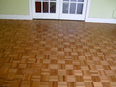 Parquet Floor just Sanded