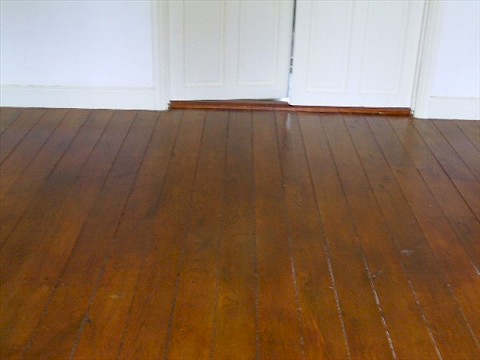 Oak Floor Before Sanding