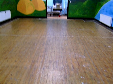 Scouts Hall Before Sanding